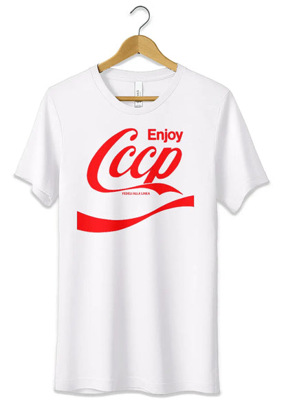 T-Shirt Maglietta Album Enjoy CCCP Fedeli alla Linea