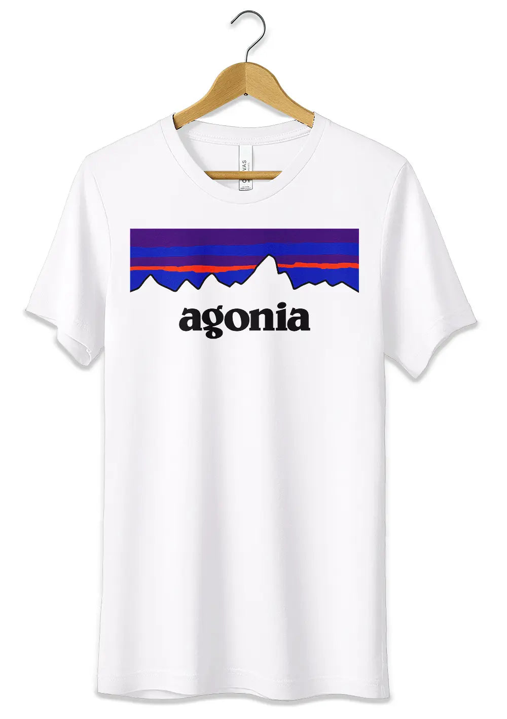 T-Shirt Maglietta Agonia Parodia Divertente Patagonia
