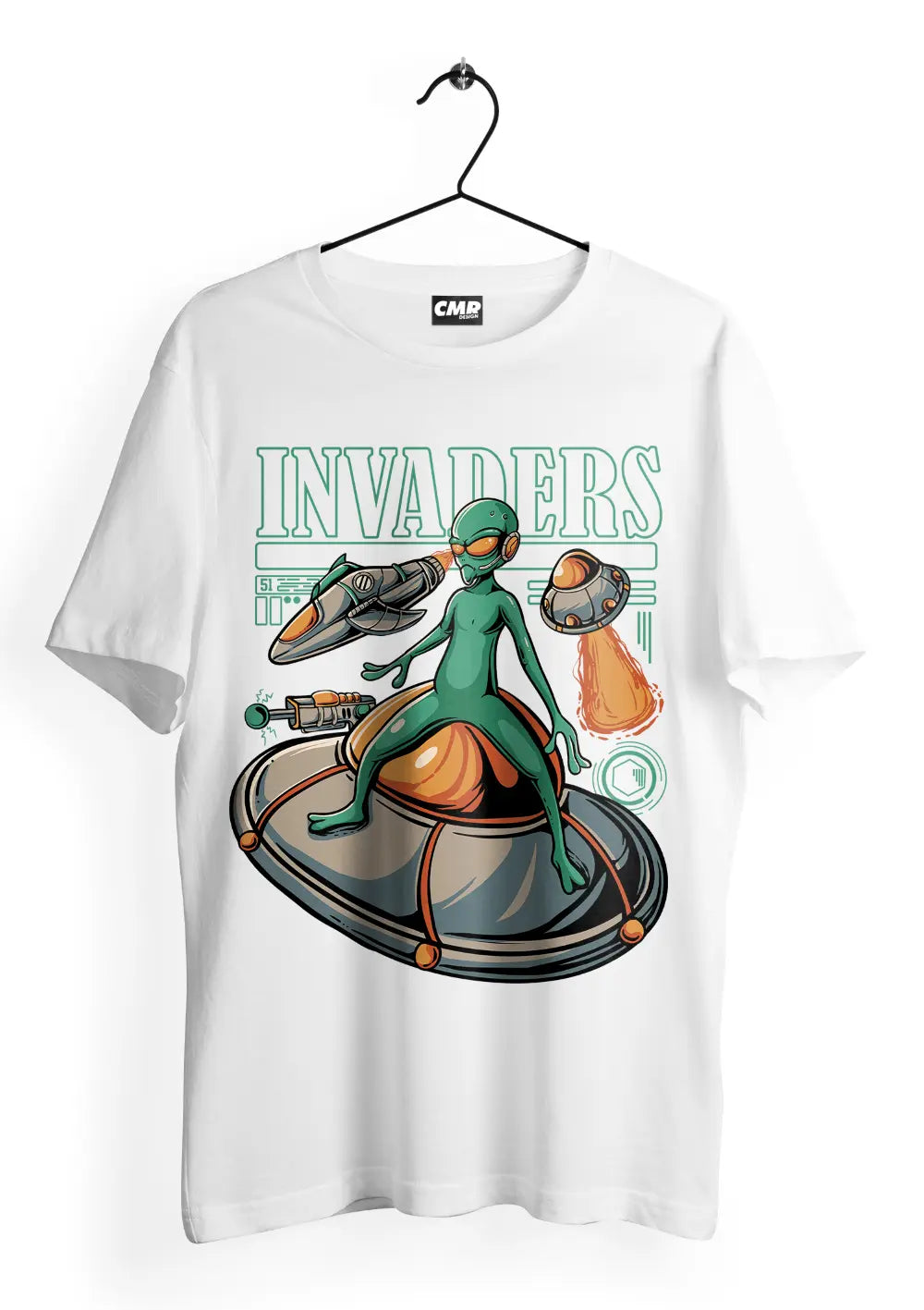 T-Shirt Maglietta Oversize Alieno Urban Streetwear Style