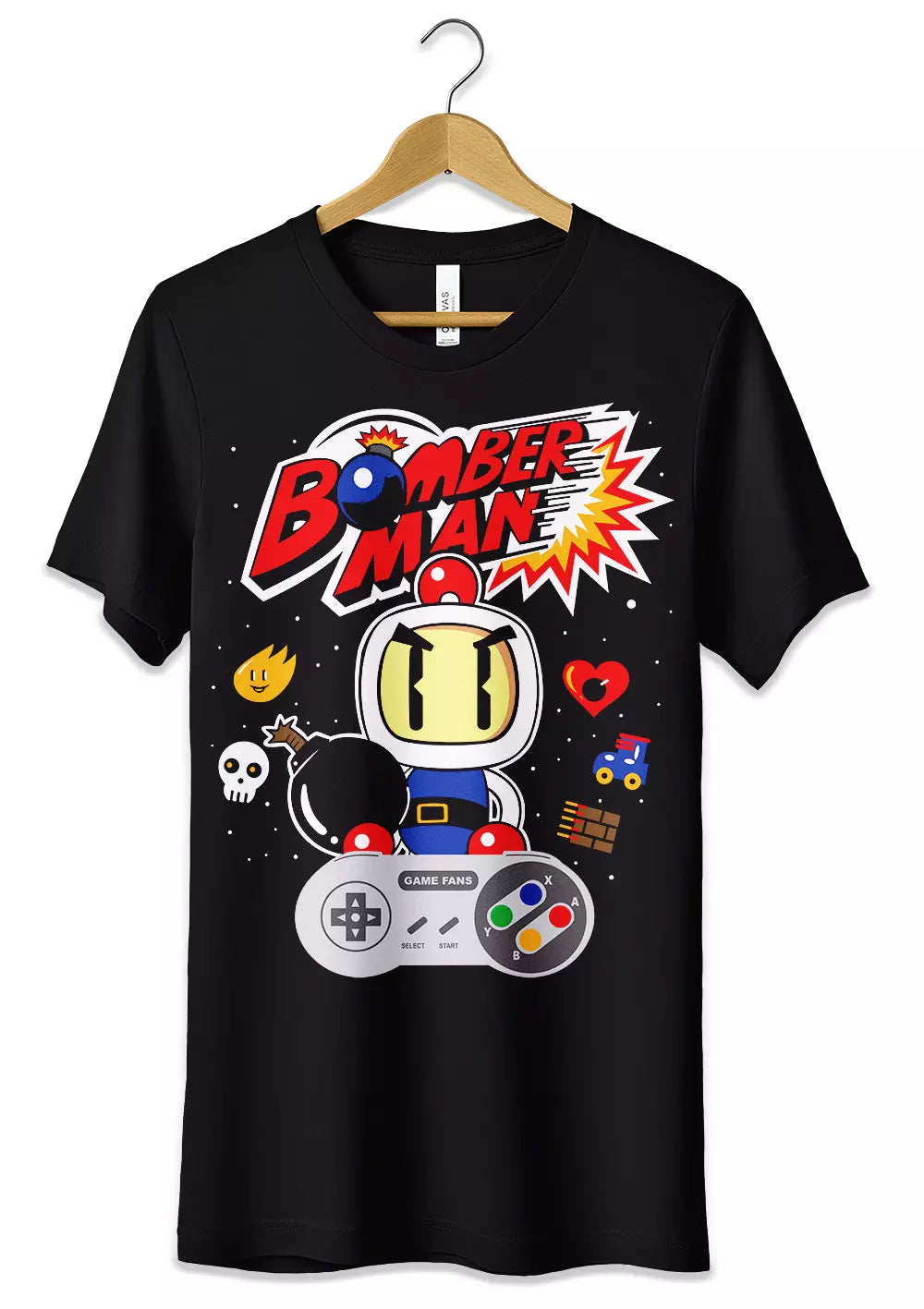 T-Shirt Maglietta Videogames Bomber Man