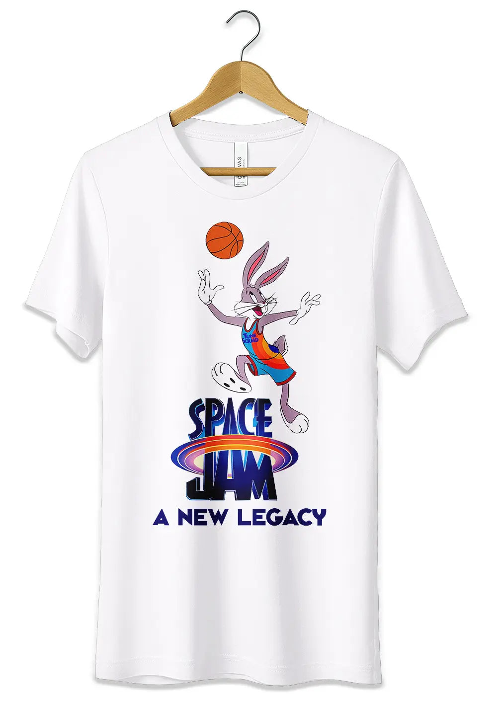 T-Shirt Maglietta Bugs Bunny Space Jam Looney Tunes