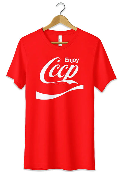 T-Shirt Maglietta Album Enjoy CCCP Fedeli alla Linea