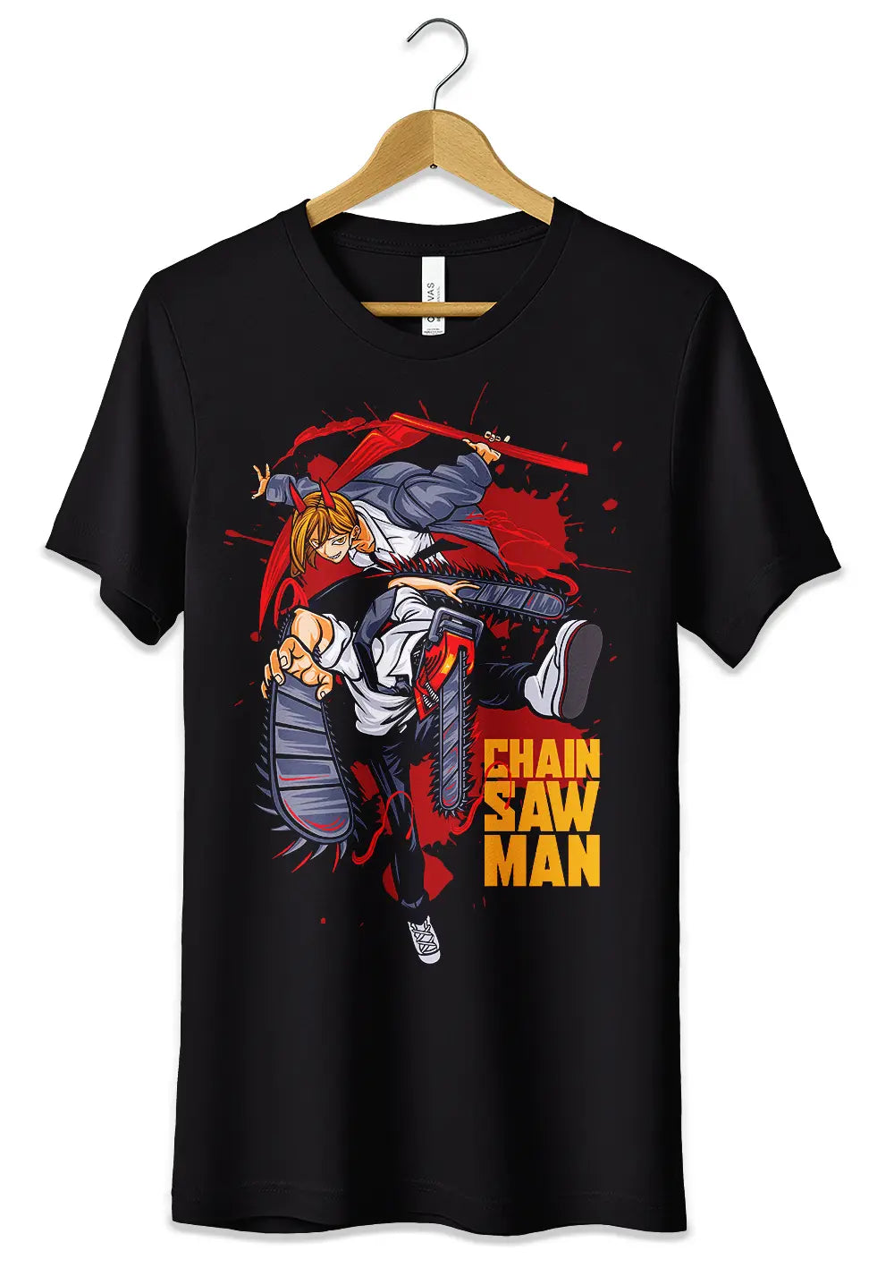 T-Shirt Maglietta Blood Denji Chainsaw Man