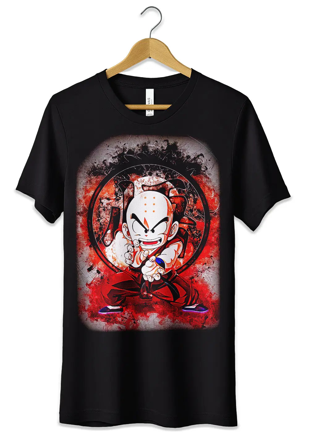 T-Shirt Maglietta Crilin Anime Dragon Ball