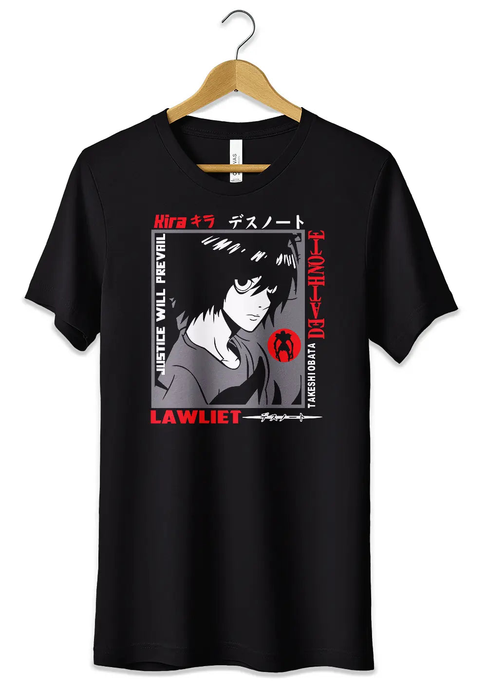 T-Shirt Maglietta Death Note Anime Takeshi Obata