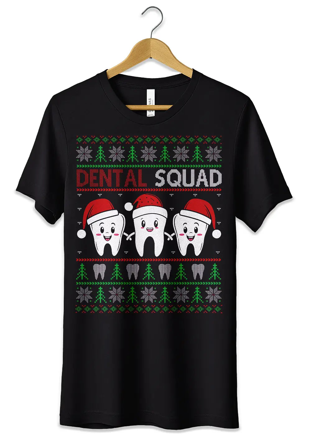 T-Shirt Maglietta Natale Ironica Dental Squad