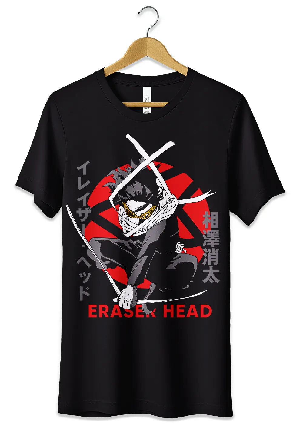 T-Shirt Maglietta Eraser Head My Hero Academia