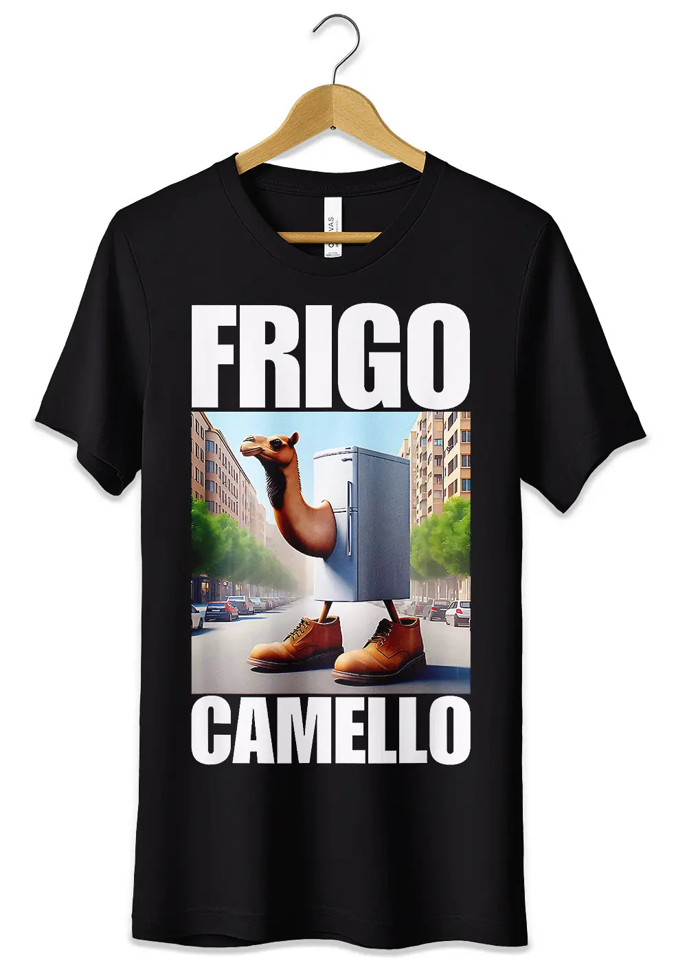 T-Shirt Maglietta Frigo Cammello TikTok Italian Brainrot