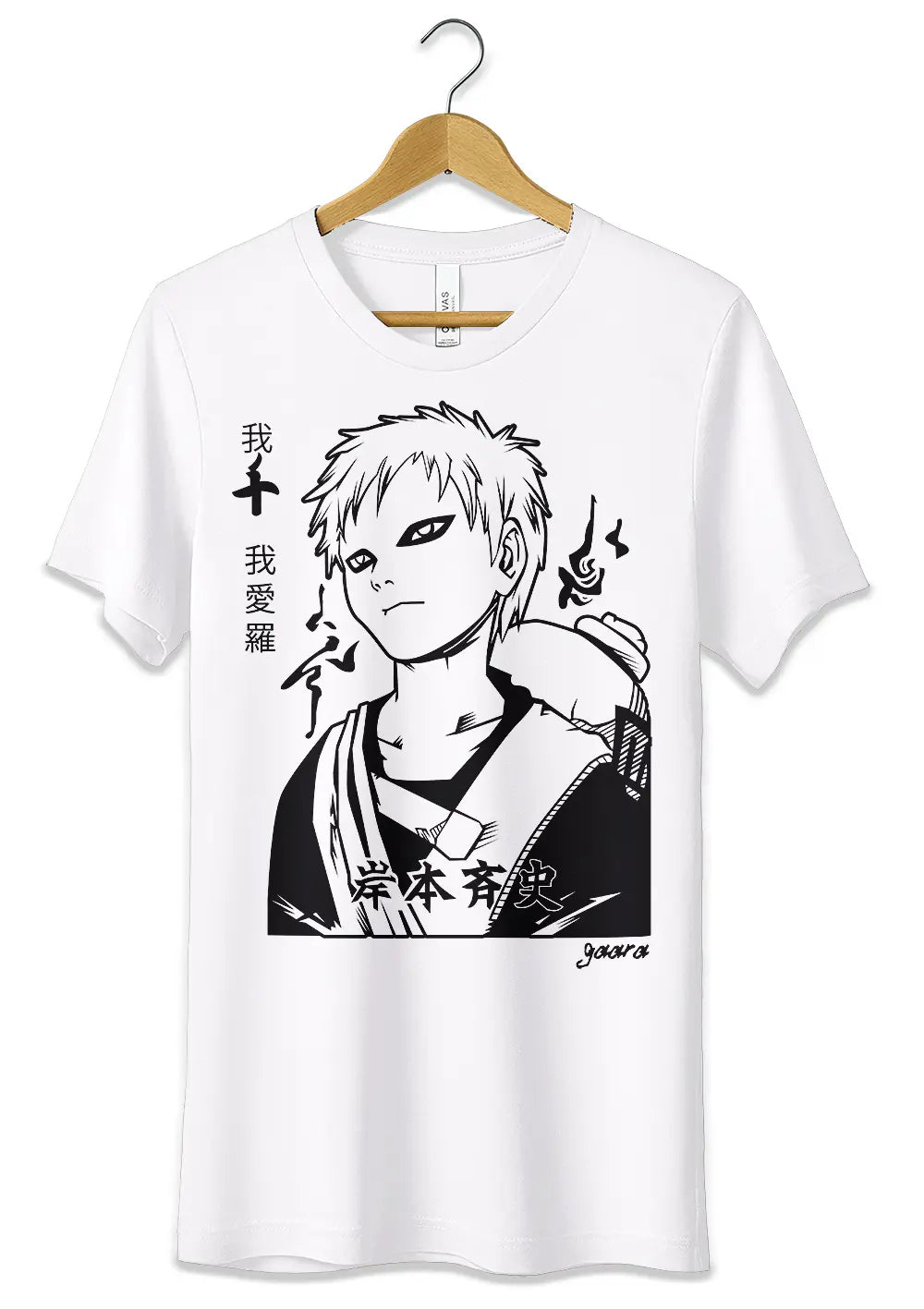 T-Shirt Maglietta Gaara Naruto Anime 