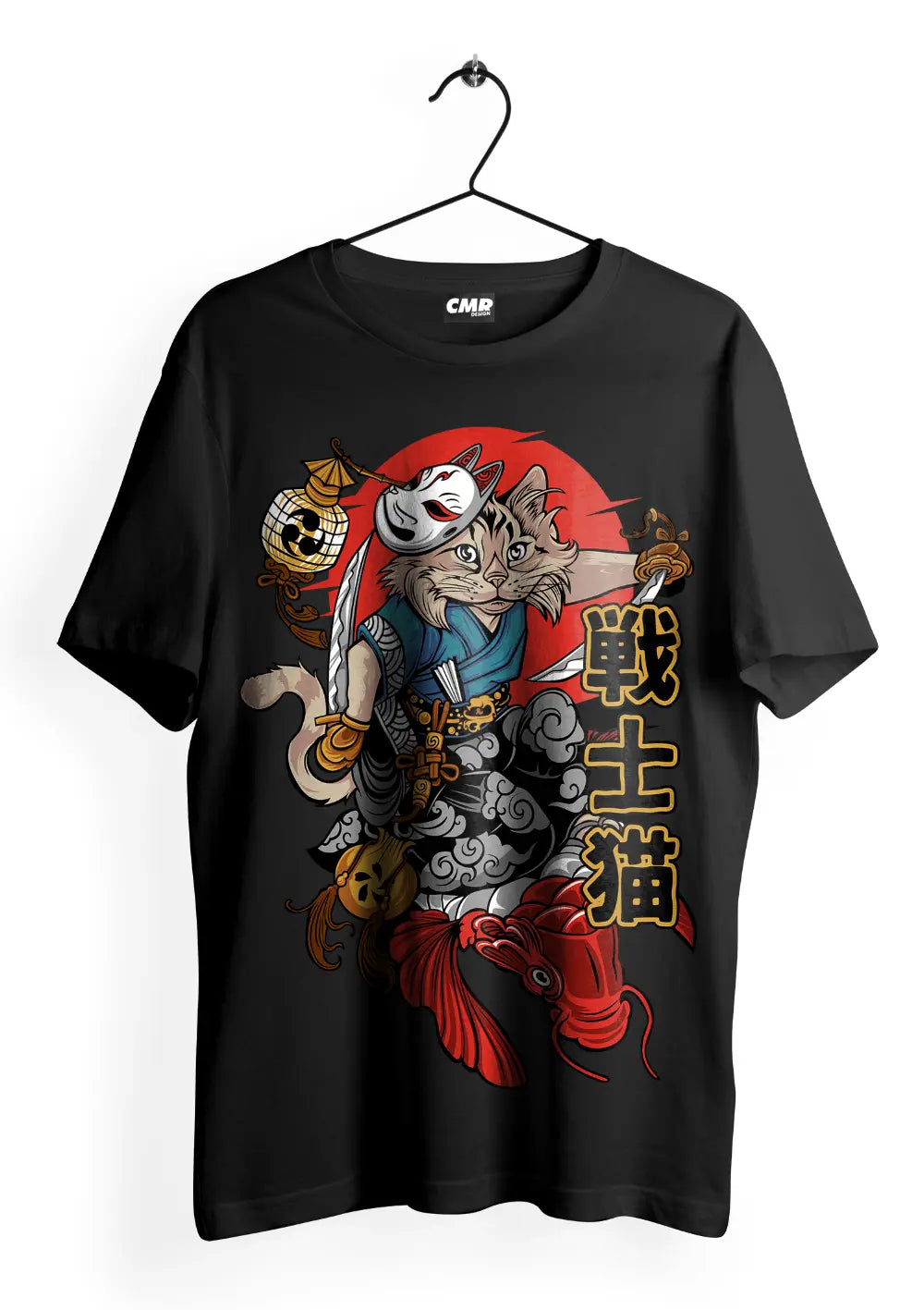 T-Shirt Maglietta Gatto Giapponese Urban Style
