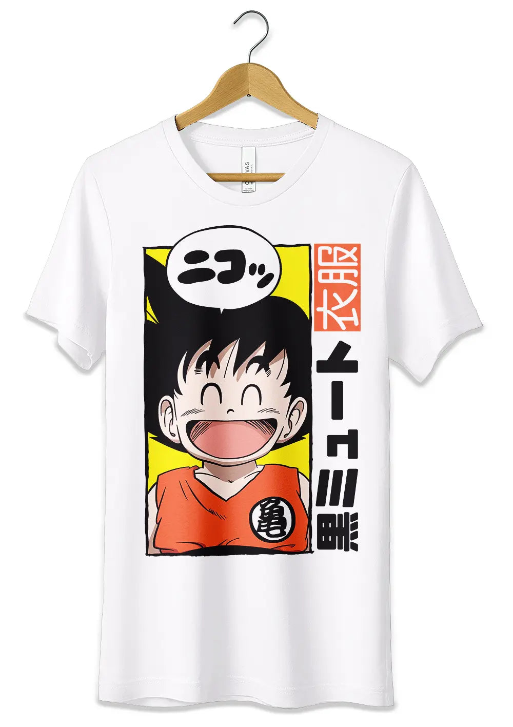 T-Shirt Maglietta Goku Bambino Dragon Ball Manga Style