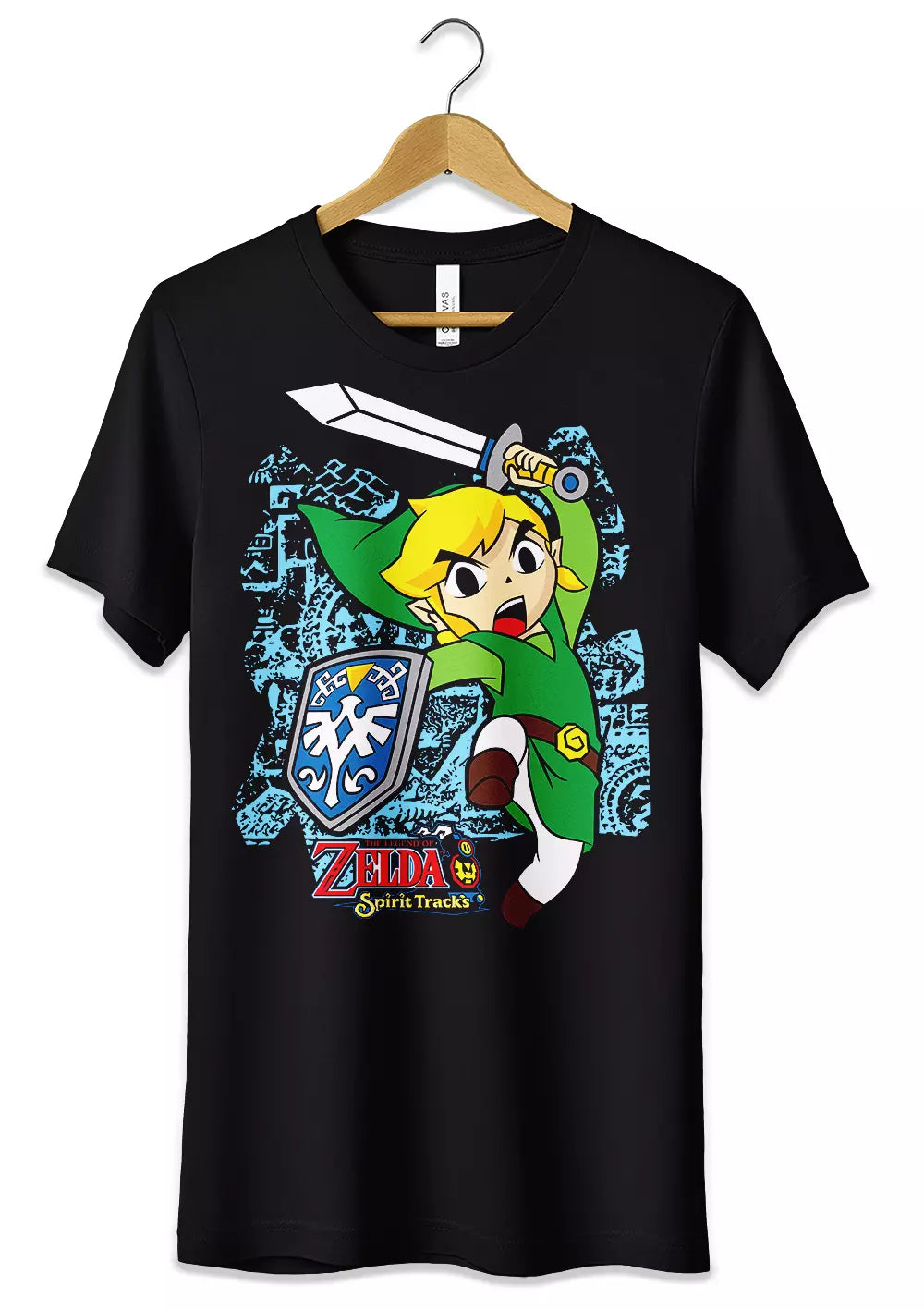 T-Shirt Maglietta Videogames Legend of Zelda Spirit Tracks