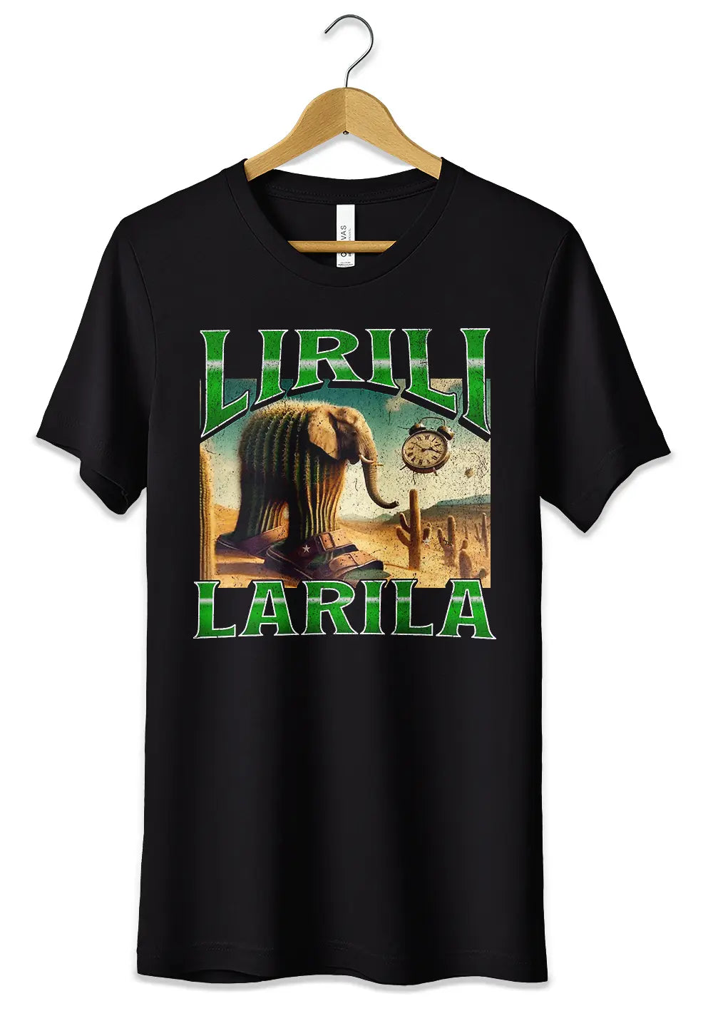 T-Shirt Maglietta Lirilì Larilà TikTok Italian Brainrot
