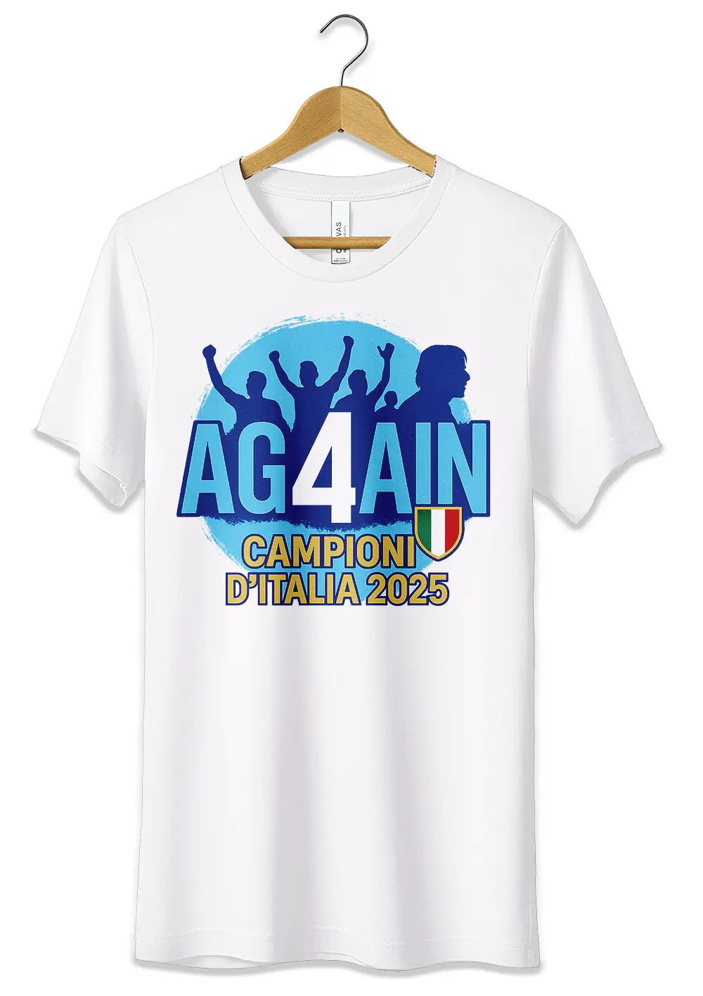 T-Shirt Maglietta Scudetto Napoli 2025 Again
