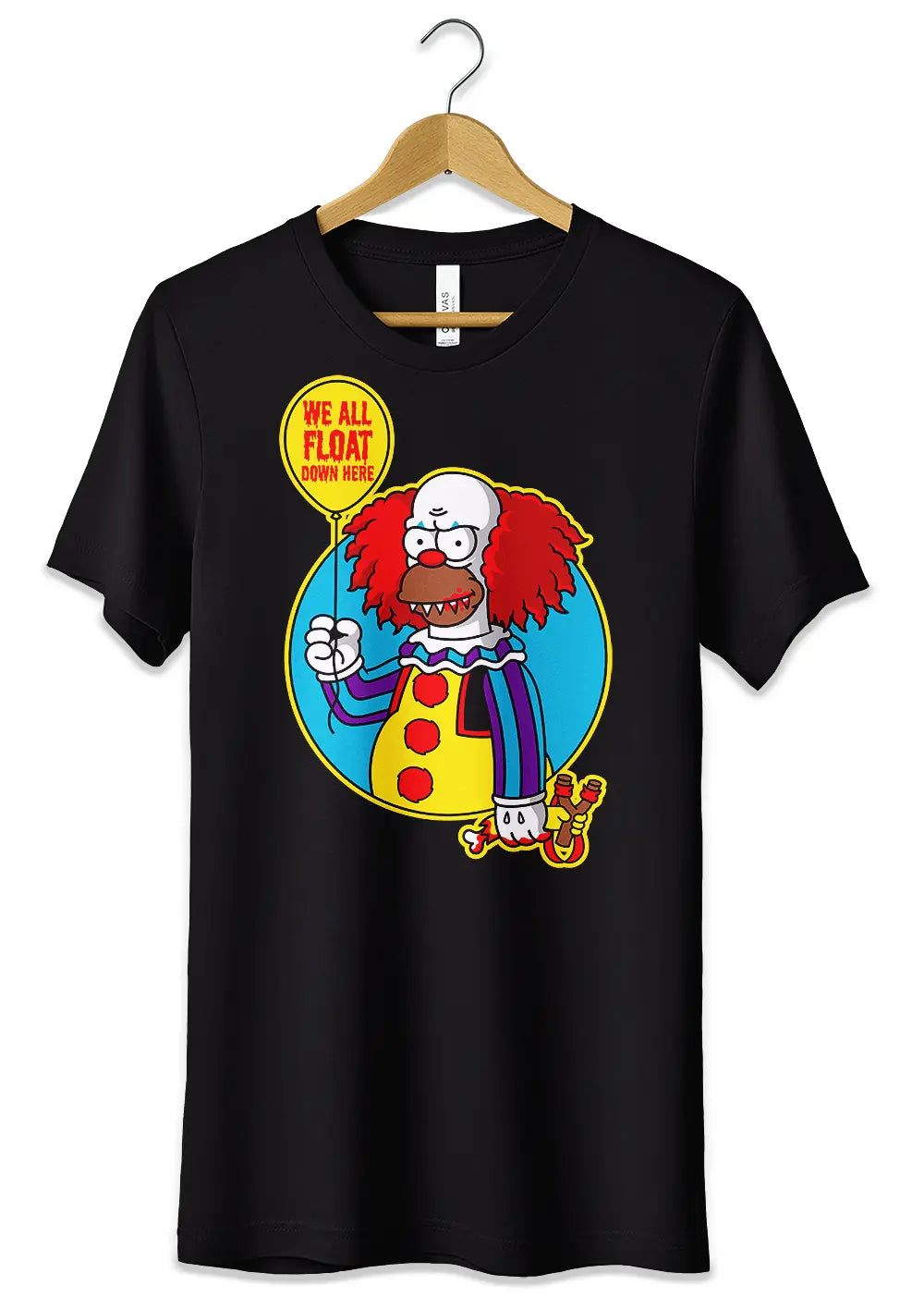 T-Shirt Maglietta Pennywise Homer Divertente