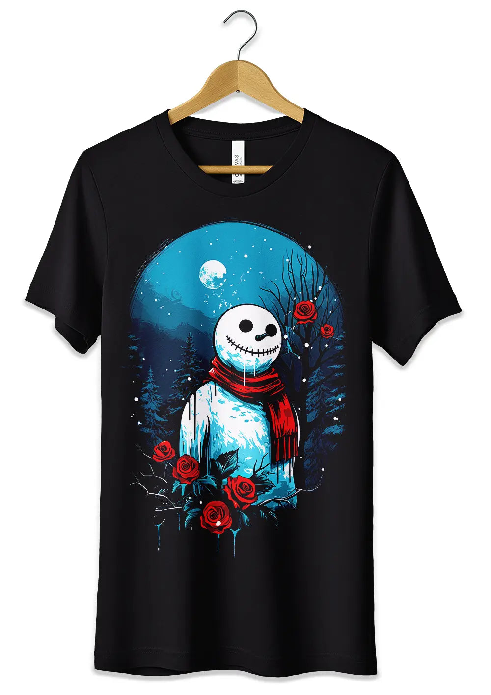 T-Shirt Maglietta Natale Pupazzo di Neve Urban