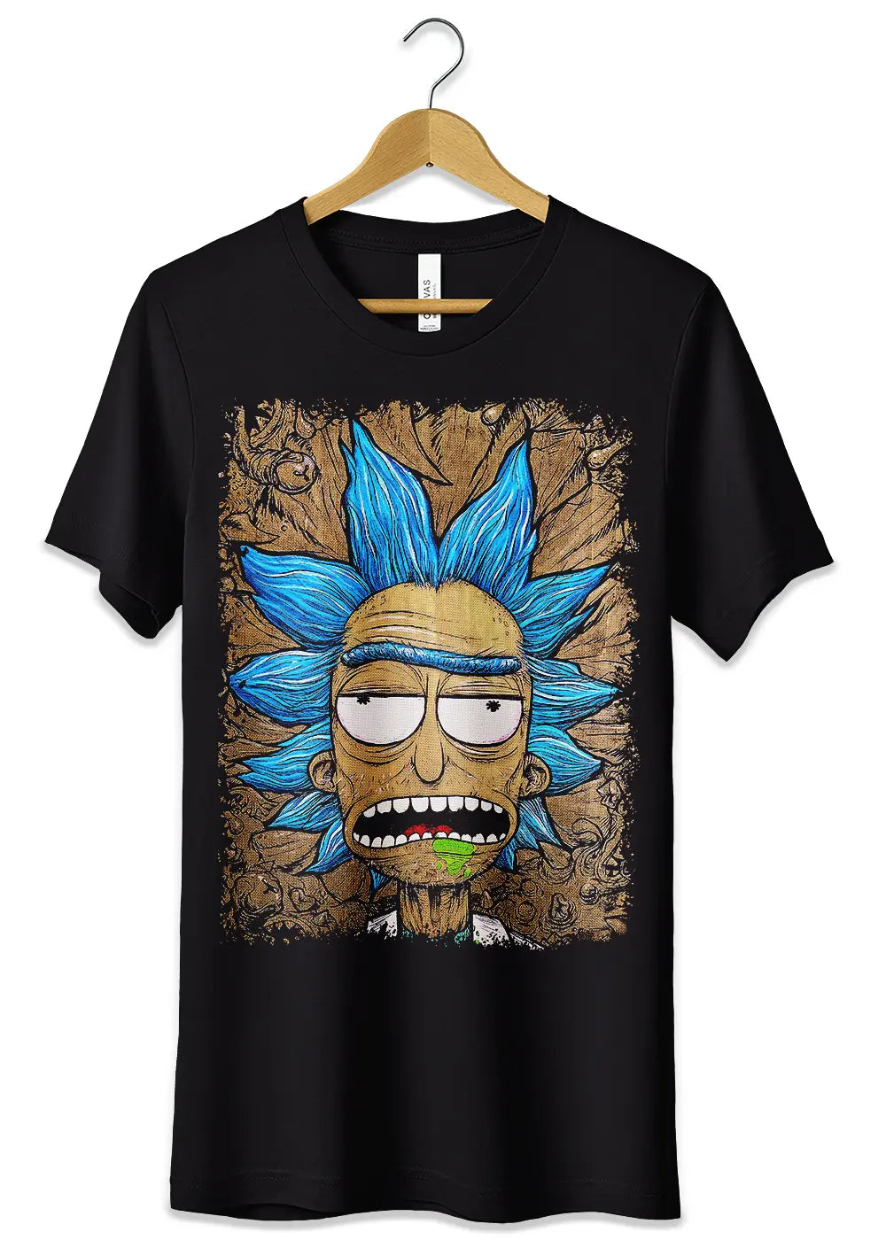 T-Shirt Maglietta Rick e Morty Ritratto Rick Sanchez