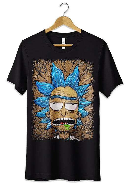T-Shirt Maglietta Rick e Morty Ritratto Rick Sanchez