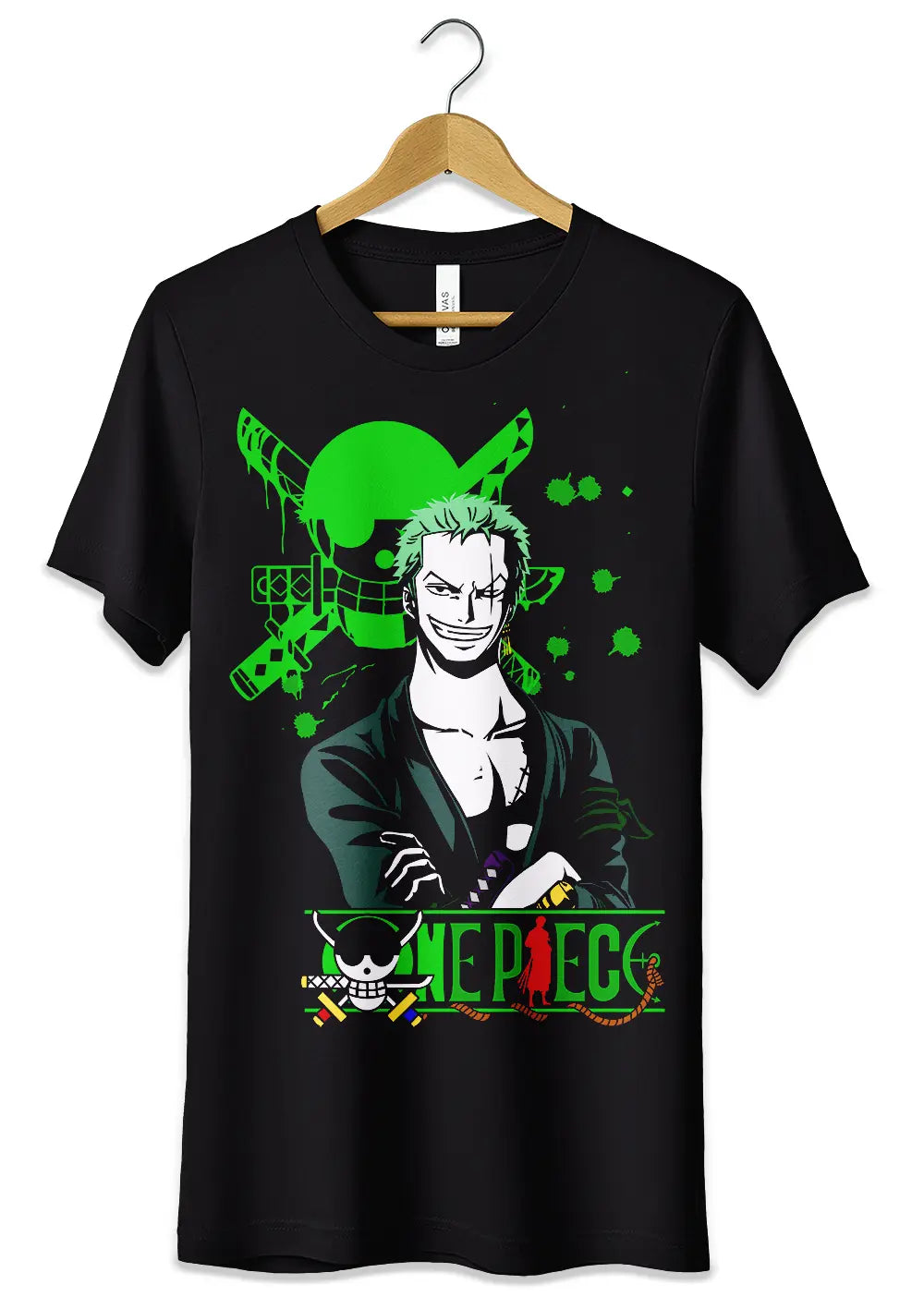 T-Shirt Maglietta Anime Roronoa Zoro One Piece
