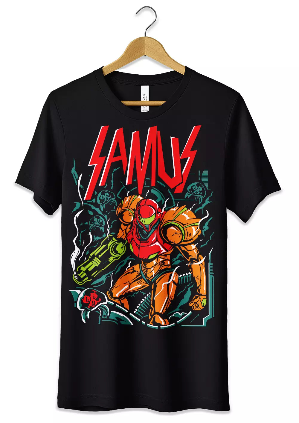T-Shirt Maglietta Videogames Samus Aran Metroid