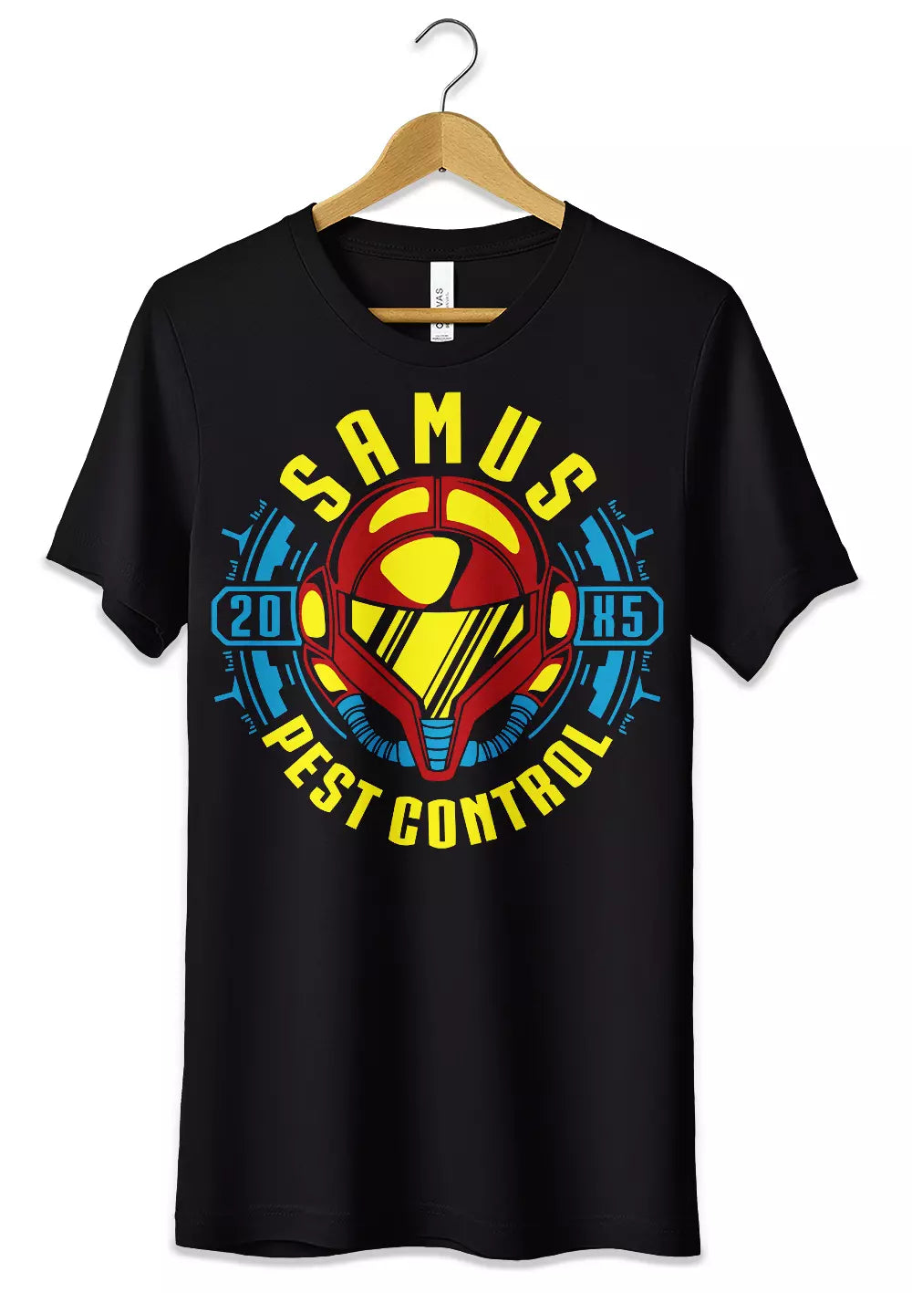 T-Shirt Maglietta Videogames Samus Pest Control