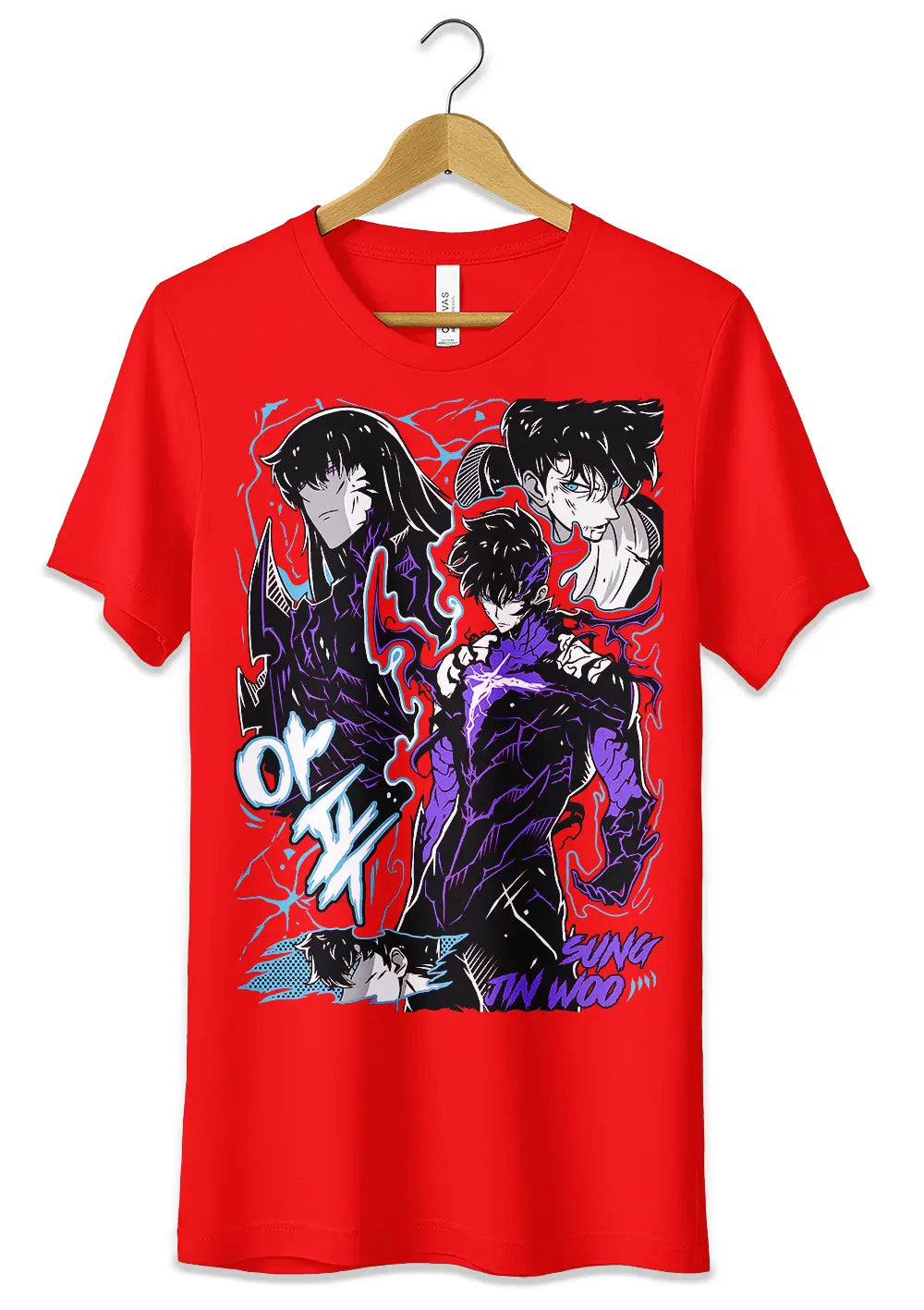 T-Shirt Maglietta Sung Jinwoo Solo Leveling Anime