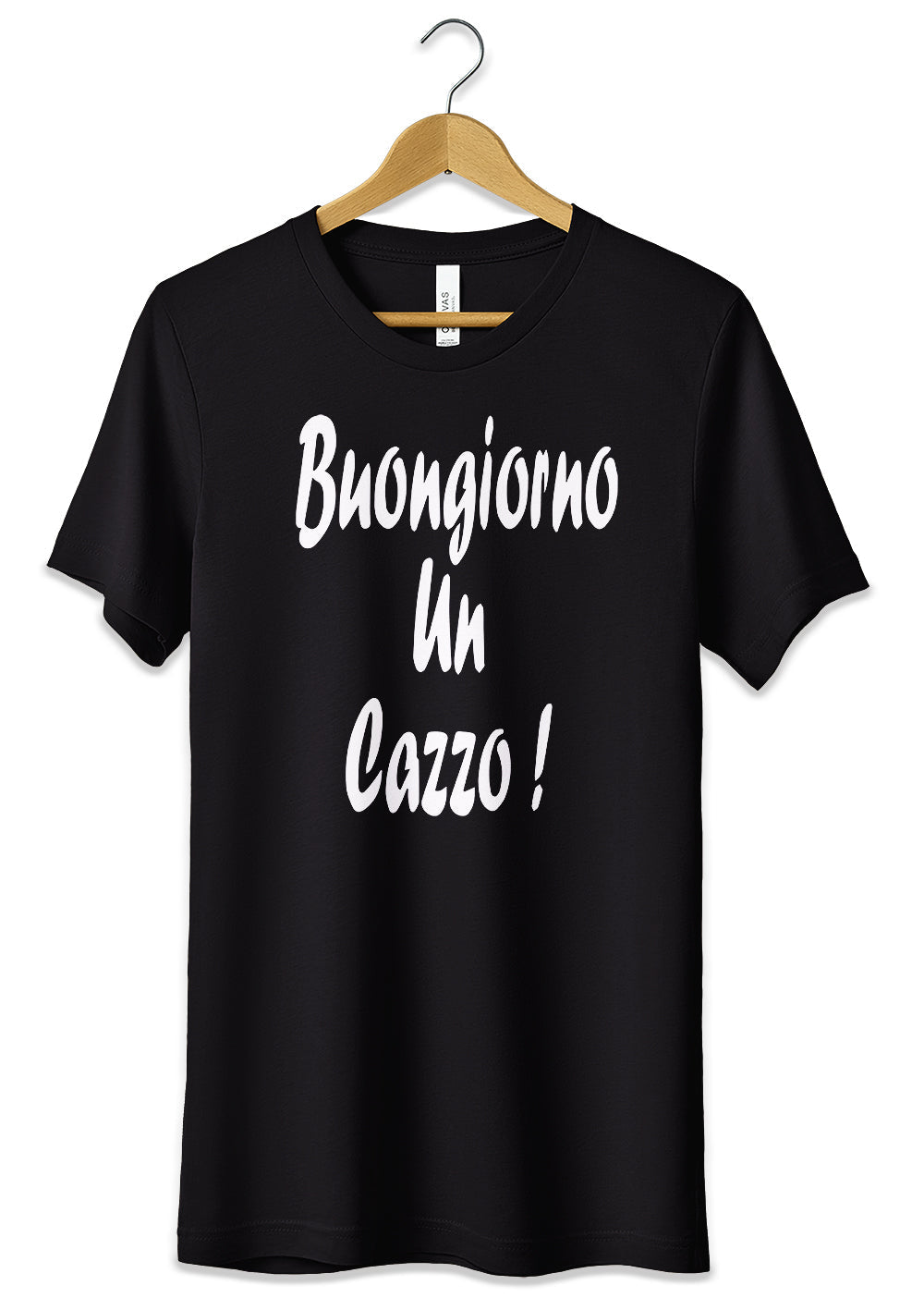 T-Shirt Maglietta Buongiorno un Cazzo Divertente