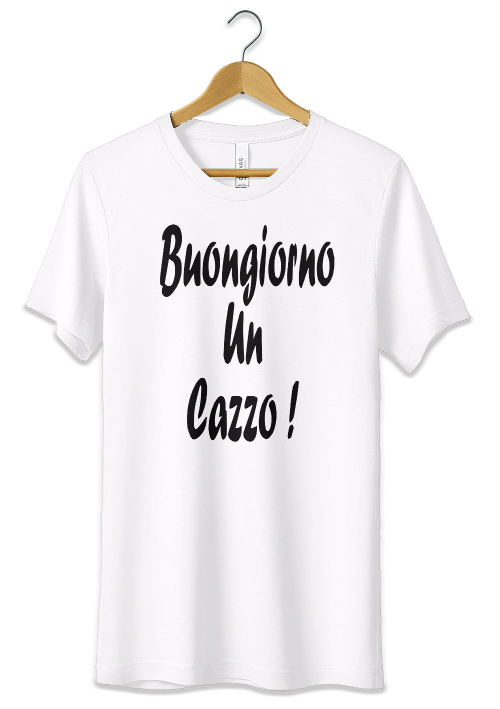T-Shirt Maglietta Buongiorno un Cazzo Divertente