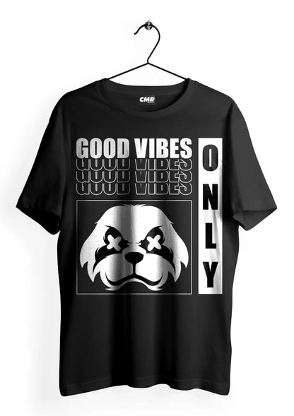 T-Shirt Maglietta Only Good Vibes Urban Oversize