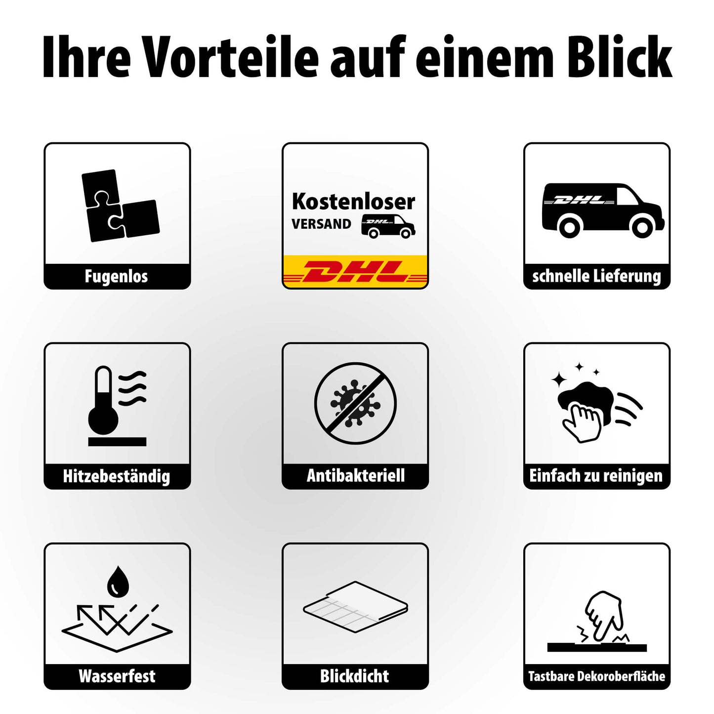 Duschrückwand - Schwarzwaldeiche rustikal (250x100cm)