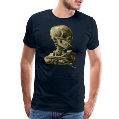 Van Gogh Skull of a Skeleton with Burning Cigarette 1886 T-Shirt