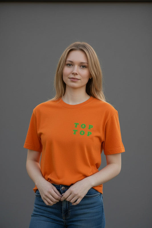 T-Shirt ajusté - Summer POP Orange🍊& Lime 🍋‍🟩